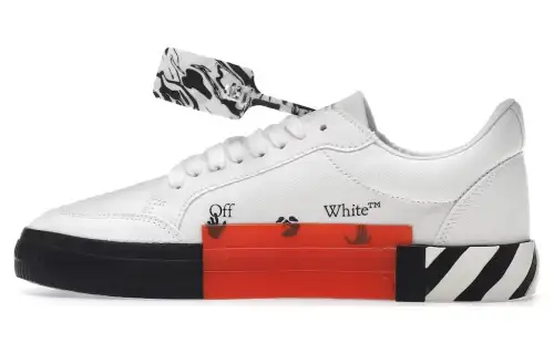 OFF WHITE Vulcanized Low Canvas White Black