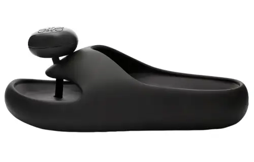 LOEWE Abrasion-Resistant Flip Flops Men's Black