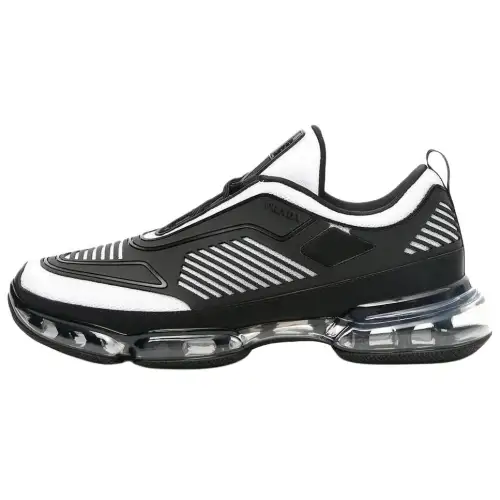 PRADA Cloudbust Air Leather Low top Casual Shoes Men's Black