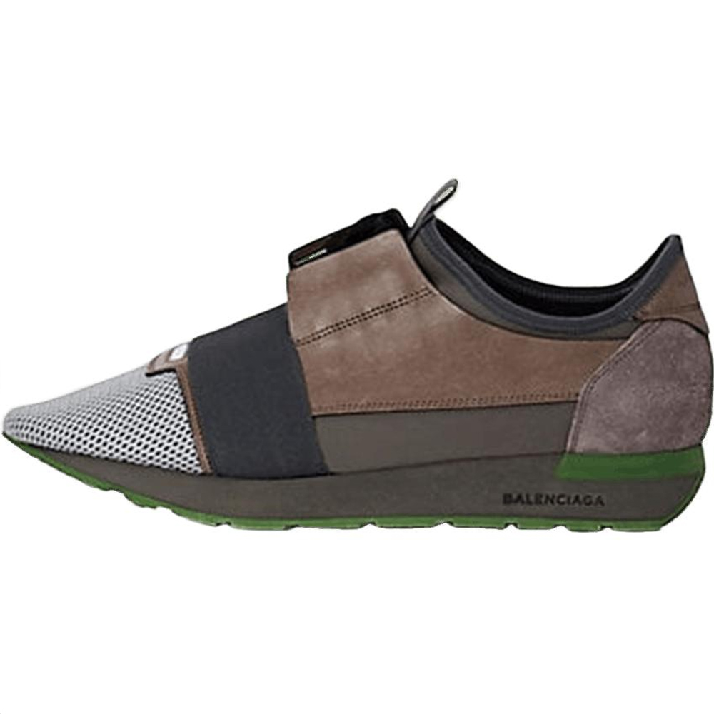 Balenciaga Race Runner Low top Casual Shoes Men's Brown