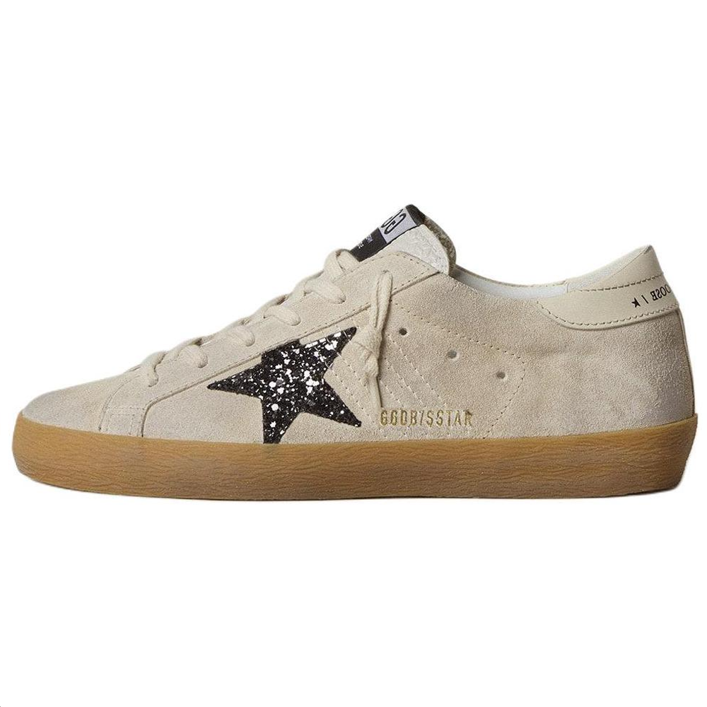 Женские кеды Golden Golden Goose Super-Star (серо-голубые)