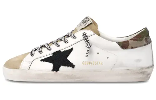 Golden Goose Super Star Low top Stylish Skateboarding Shoes Men's White