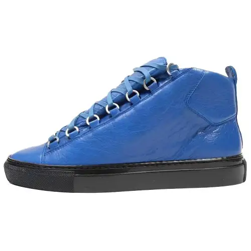 Balenciaga Arena Mid top Skateboard Shoes Men's Blue