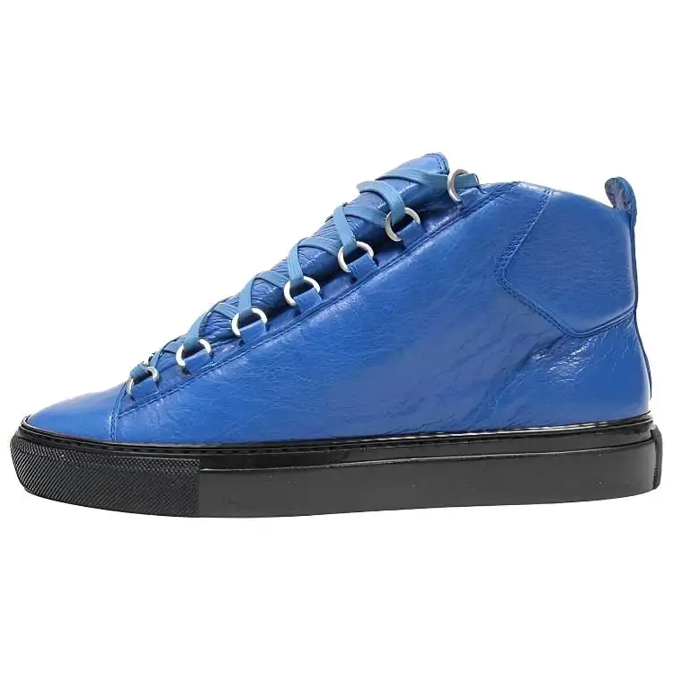 Balenciaga Arena Mid top Skateboard Shoes Men's Blue