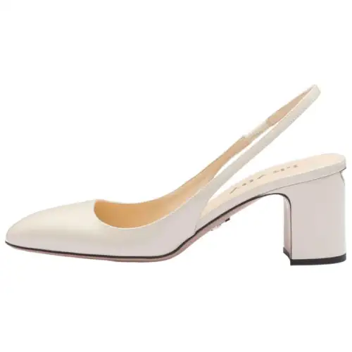 PRADA Calf-leather Slingback Pumps