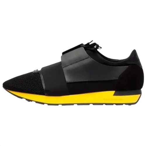 Balenciaga Race Low top Casual Shoes Men's Black
