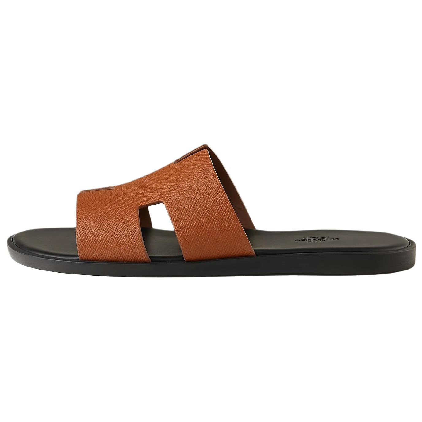 HERMES Izmir Slide Slippers 1.4cm Men's Copper