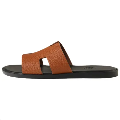 HERMES Izmir Slide Slippers 1.4cm Men's Copper