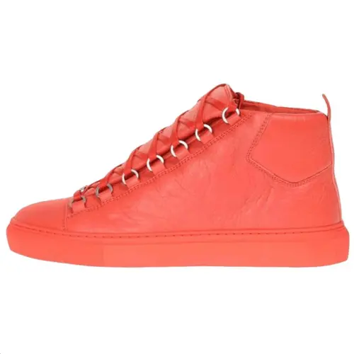 Balenciaga Arena Mid top Skateboard Shoes Men's Orange