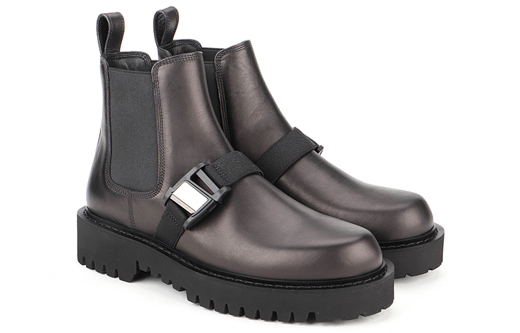 Valentino Stivali Calfskin Chelsea Boots Men's Black