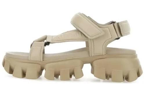 PRADA Women's Sporty Padded Sandal 'Beige'