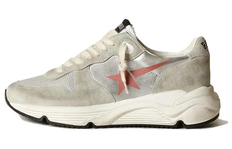 Golden Goose Leather Fashion Low top Casual Shoes Women's Gray