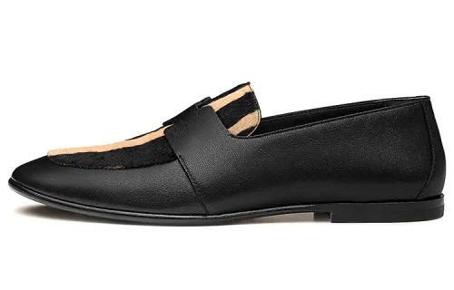 HERMES Ancora Casual Shoes Flat Women's Black