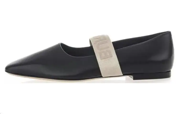 Burberry Leather Women's Casual Shoes Women's Black