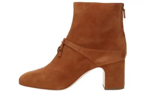 Loro Piana Suede Ankle Boots 5CM Women's Brown