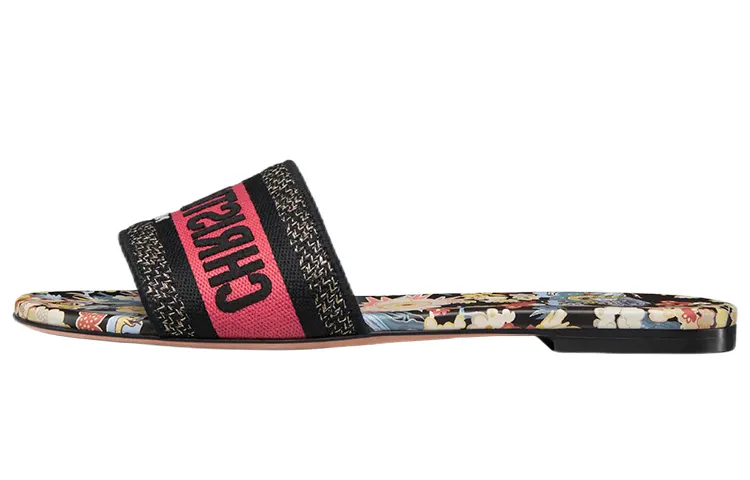 DIOR Dway Slide Slippers Women's Black