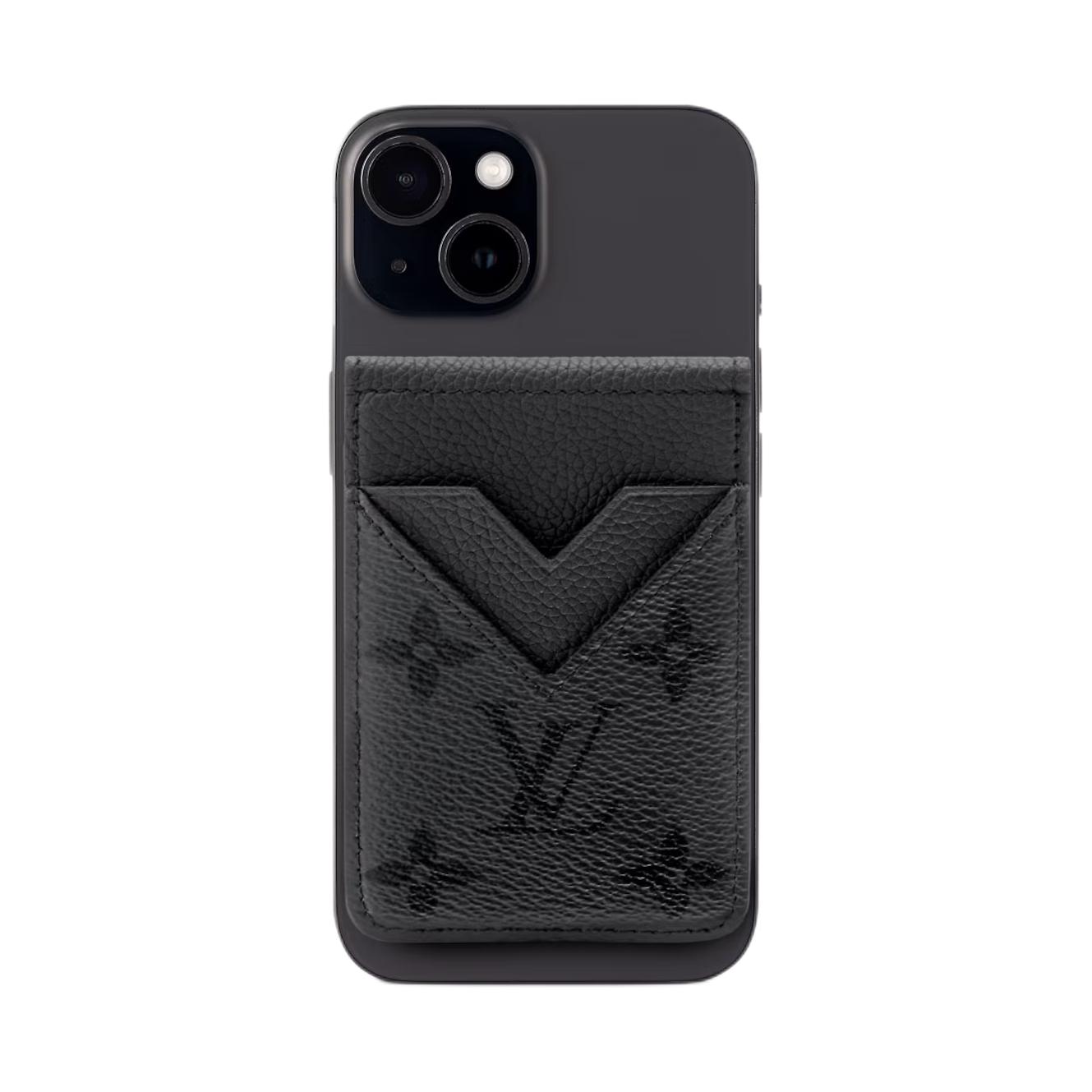 Мужской кошелек Louis Vuitton Compact Magnet (черный) — фото 5