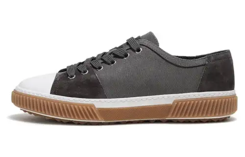 PRADA Stylish Skateboarding Shoes Men's Asphalt Gray