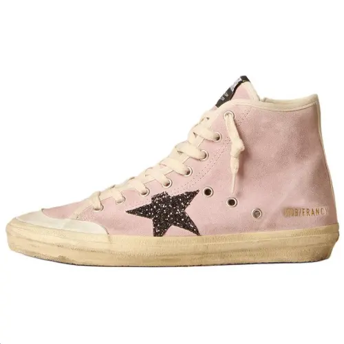 Golden Goose Francy High top Skateboard Shoes Women's Pink