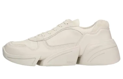 KENZO Takumi Takada Leather Casual Shoes Men's Beige