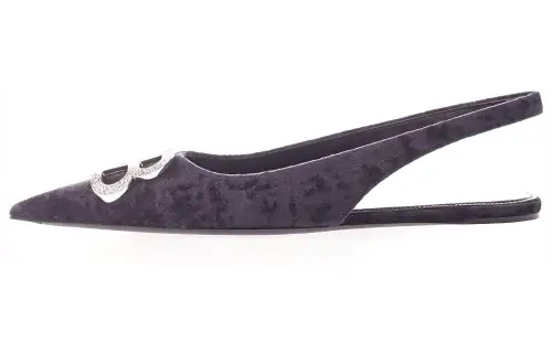 Balenciaga Knife Leather Casual Shoes Women's Gray