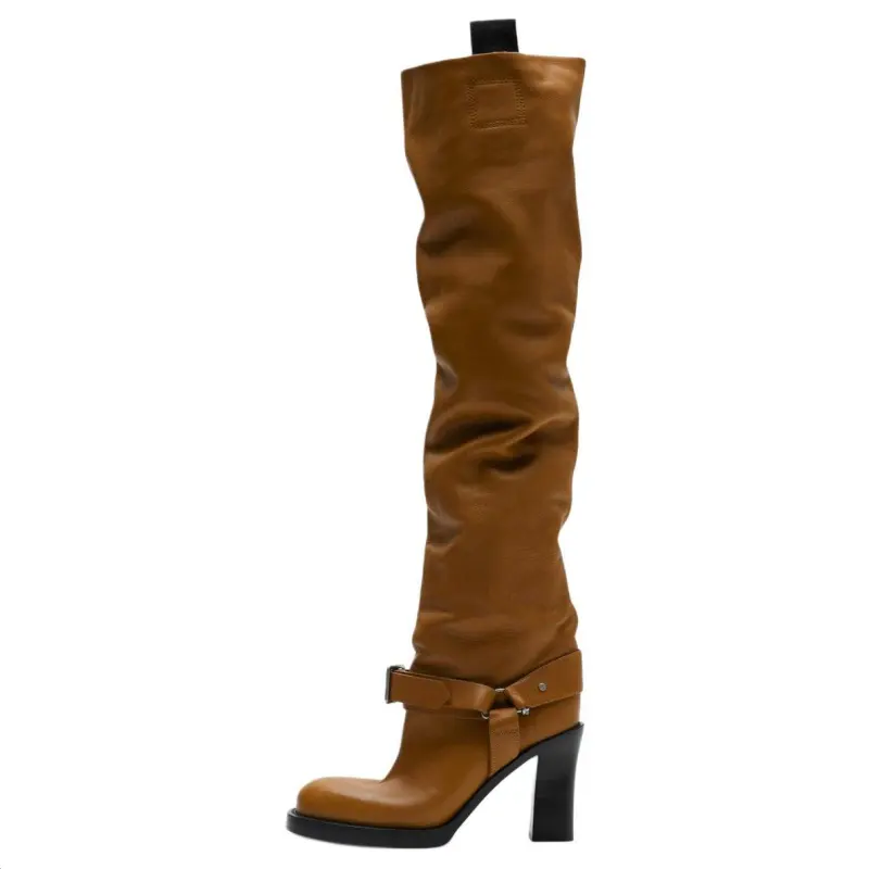 Burberry Over the knee Boots 10cm Women's Brown