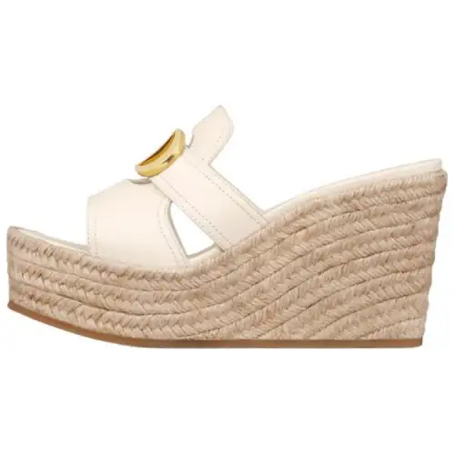 DIOR 30 Montaigne Slide Slippers 9.5cm Women's White