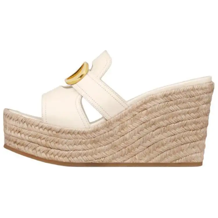 DIOR 30 Montaigne Slide Slippers 9.5cm Women's White
