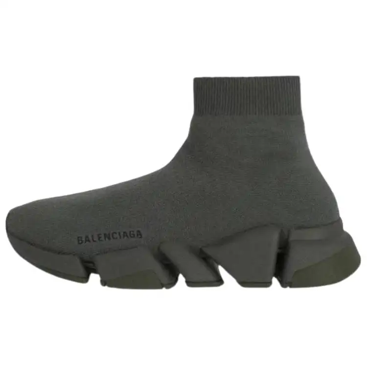 Balenciaga Women's Speed 2.0 Sneaker 'Dark Khaki'