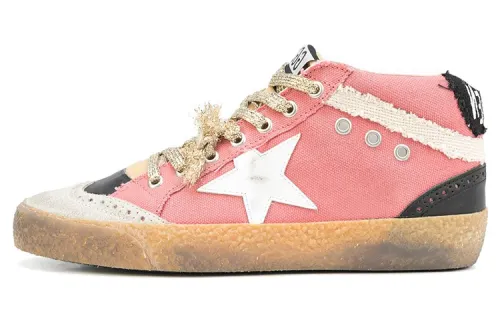 Golden Goose Mid Star Skateboard Shoes Women's Mid Top Box, Dust Bag