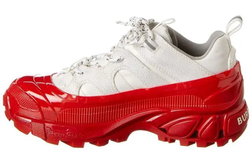 Burberry Arthur Low top Chunky Sneakers Women's White Red