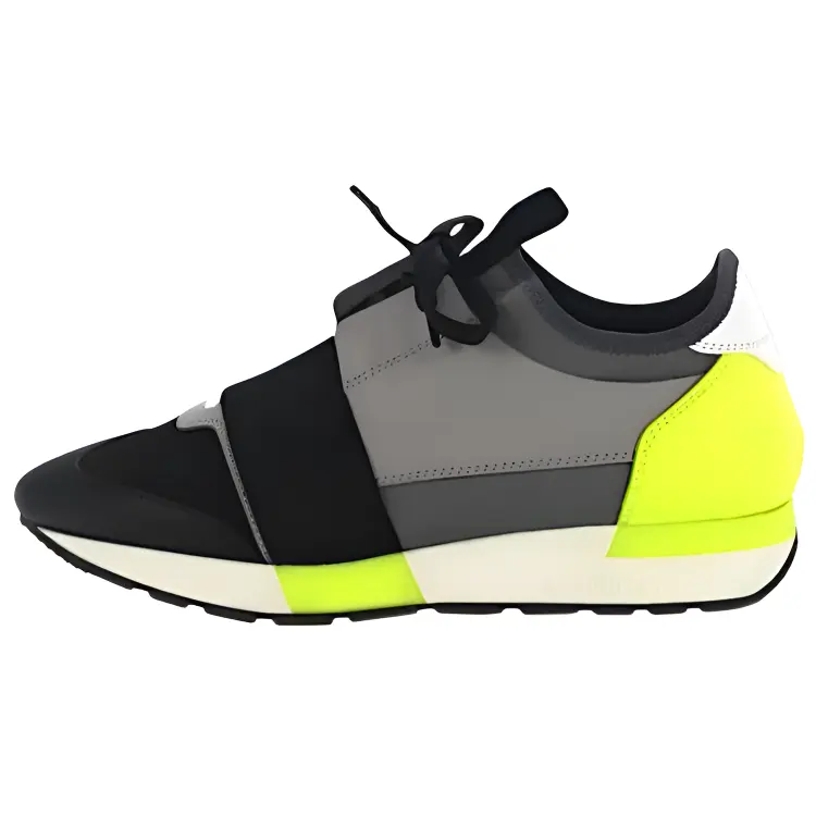 Balenciaga Race Runner Low top Casual Shoes Men's Black