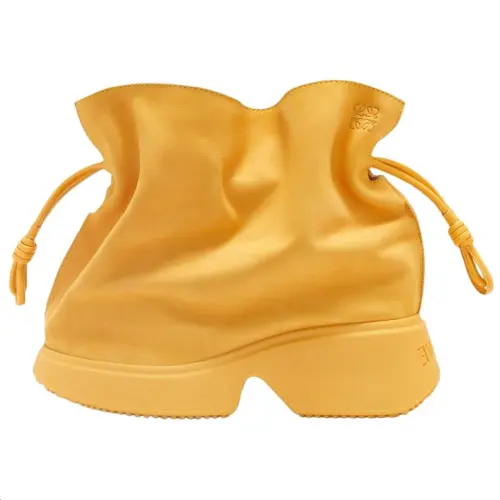 LOEWE Flamenco Suede Ankle Boots Men's Yellow