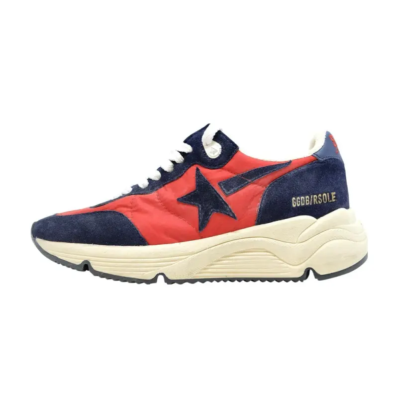 Golden Goose Running Series Leather Low top Casual Shoes Women's Red