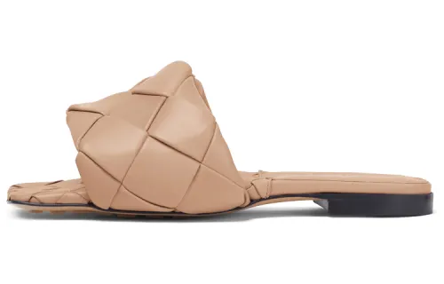 Bottega Veneta Lido Slide Slippers Women's Pink