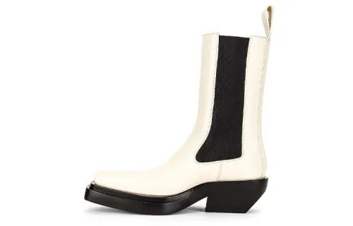 Bottega Veneta Pre-Owned Two-tone Western Ankle Boots