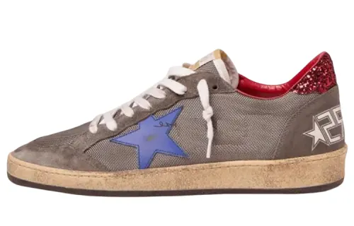 Golden Goose Ball Star Abrasion Resistant Stylish Skateboarding Shoes Men's Gray