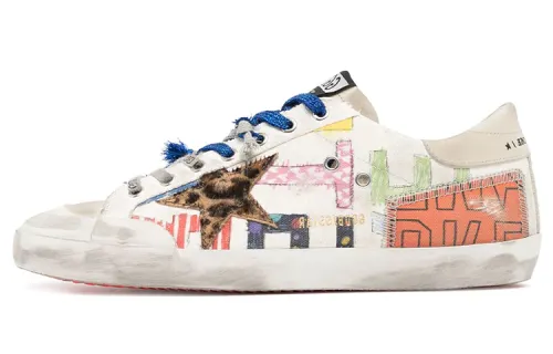 Golden Goose Super Star Stylish Skateboarding Shoes Men's Multicolor