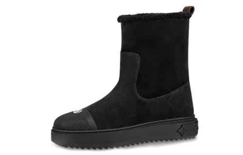 LOUIS VUITTON Breezy Ankle Boots Women's Black