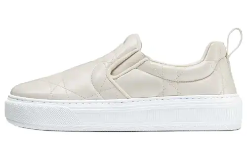DIOR Solar Leather Skateboard Shoes Women's White