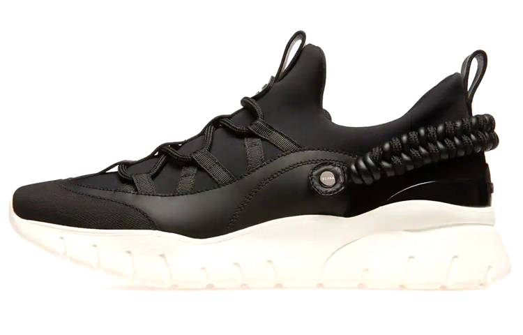 BALLY Mesh, Leather Low top Running Shoes Men’s Black