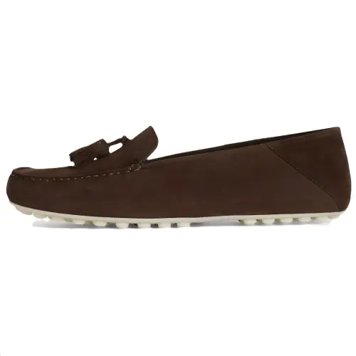 Loro Piana Gommino Loafers Women's Umber