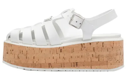 PRADA Roman Sandals Women's White