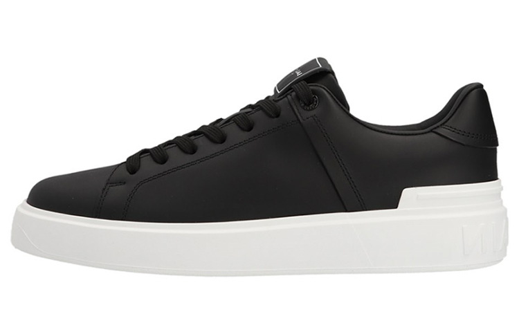 Мужские кеды BALMAIN B-Court (черные)