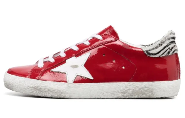 Golden Goose Super Star Trendy Stylish Skateboarding Shoes Women's Red