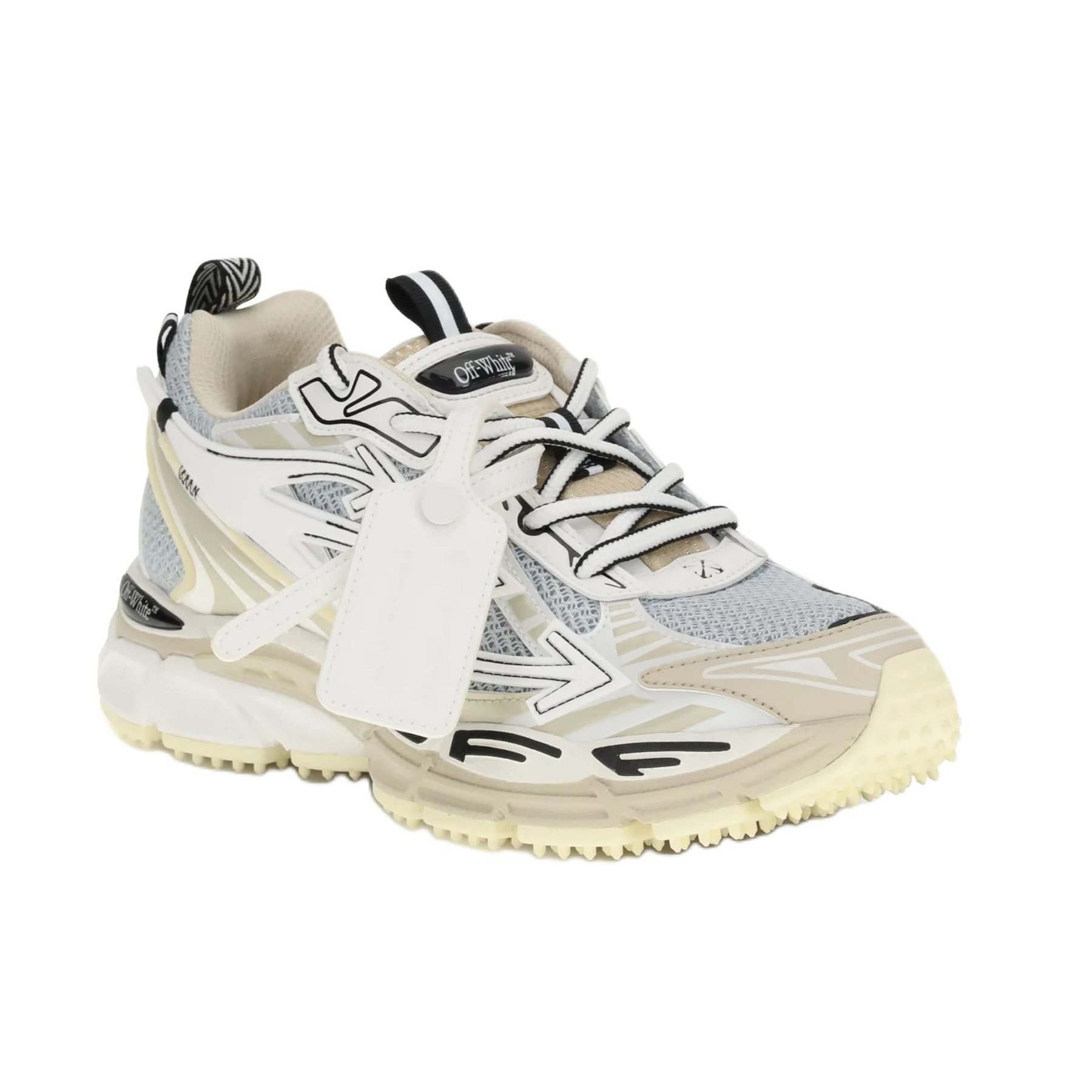 Женские кроссовки OFF-WHITE Be Right Back 2cm (бежевые) — фото 2