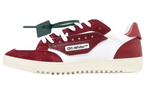 OFF-WHITE Panelled Logo-print Lace-up Sneakers