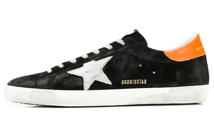 Golden Goose Super Star Stylish Skateboarding Shoes Men's Black