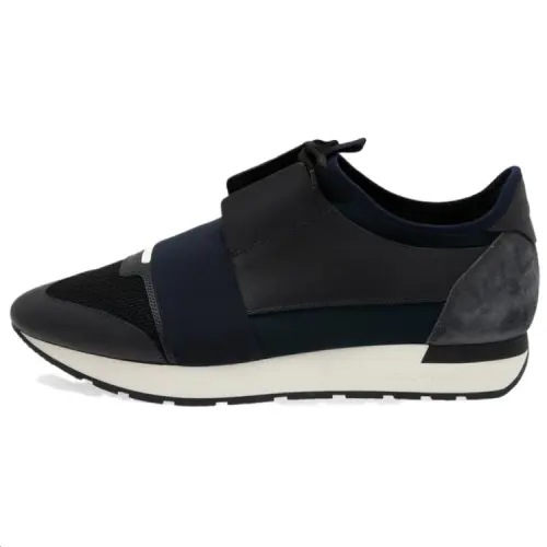 Balenciaga Race Runner Low top Casual Shoes Men's Blue