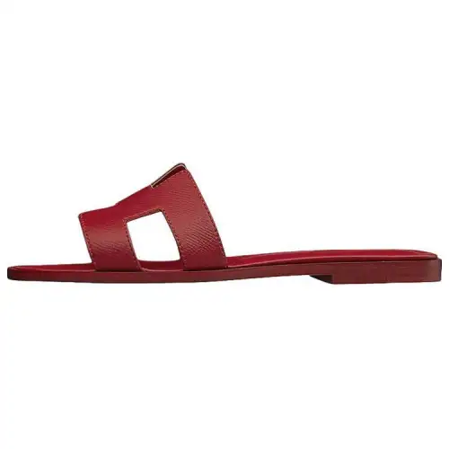 HERMES Oran Stylish Sandal Women's Red